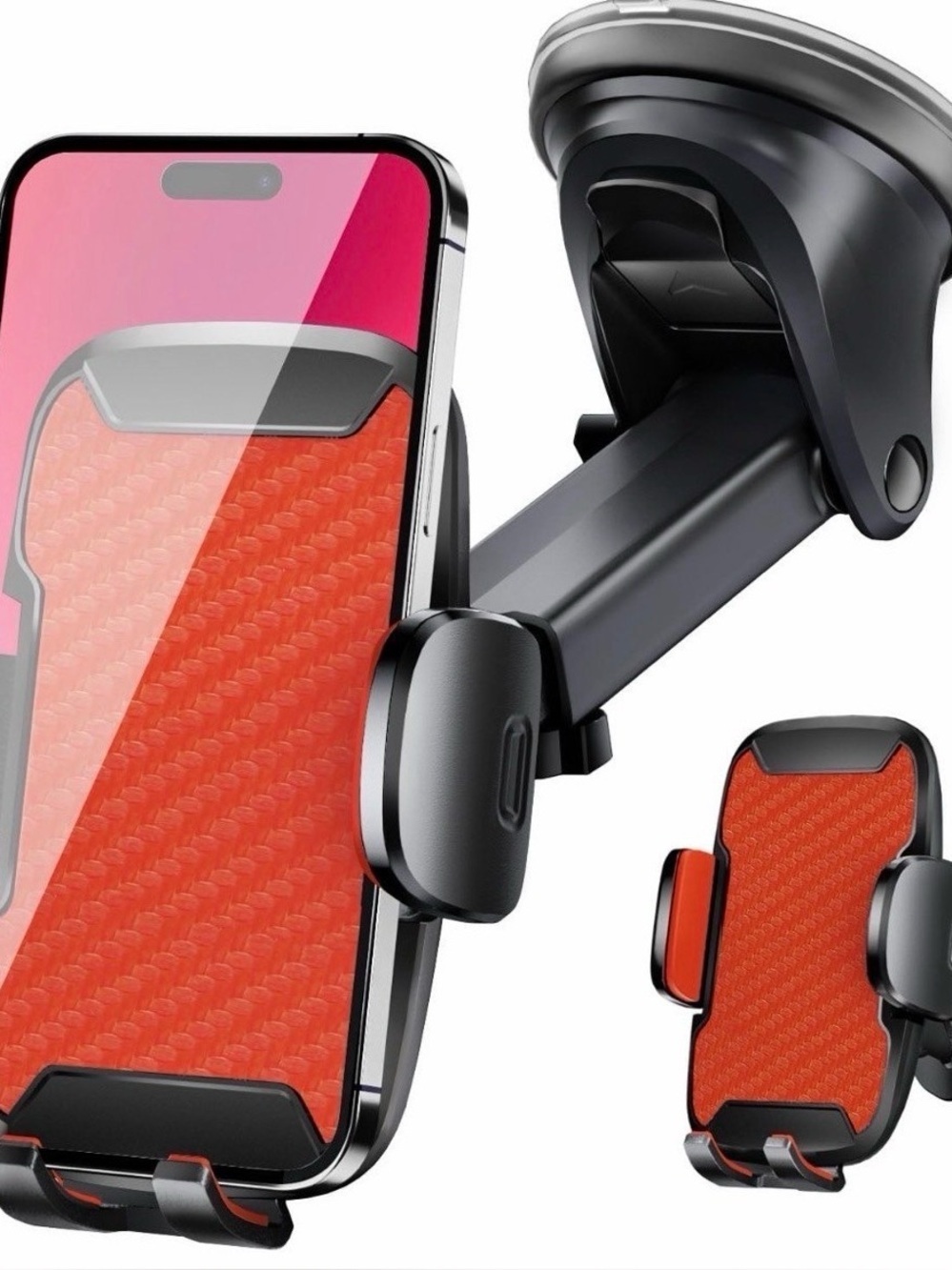 3-in-1 Universal Car Phone Mount – Dashboard, Windshield & Air Vent Holde